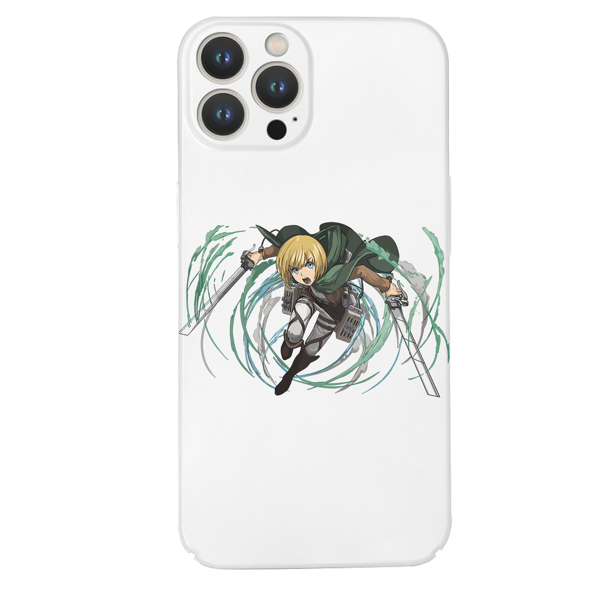 （画像用） 進撃の巨人 アルミン·アルレルト Attack on Titan Armin Arlert 【iPhone 14シリーズ対応】ハードケース